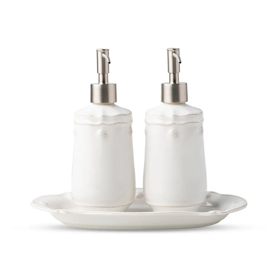 Berry & Thread Whitewash Kitchen Essentials, Set of 3
