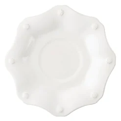 Berry & Thread Whitewash Scallop Saucer