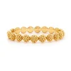 Berry Eternity Hinged Bangle in Gold