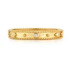 Berry Gem Hinged Bangle in Clear Cubic Zirconia