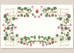 Berry Pom Pom Place Cards