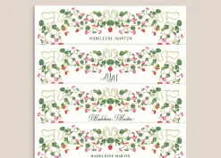 Berry Pom Pom Stationery