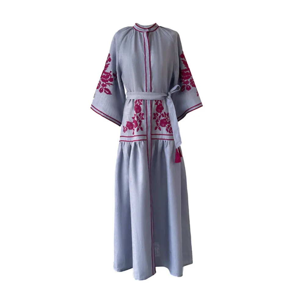 Berry Swan Dress