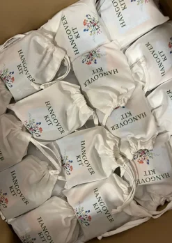 Bespoke Crest Hangover Kit Pouches, Pack of 20