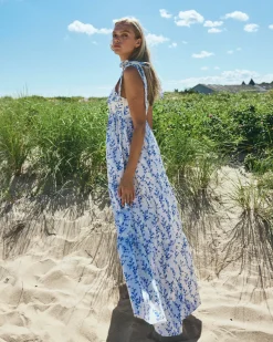 Betsy Dress in Floral Toile