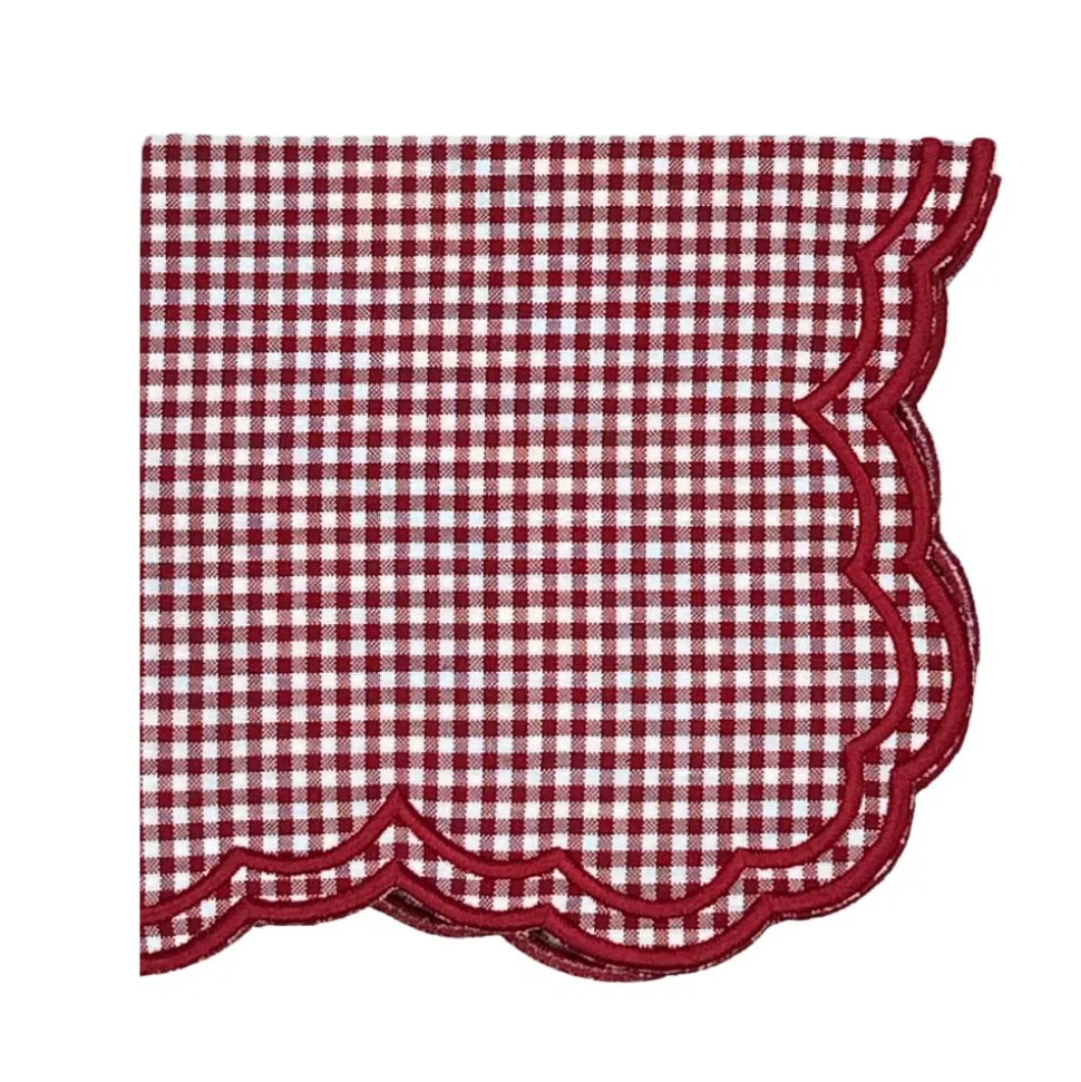 Bettina Napkin Red Gingham, Set of 4