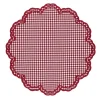 Bettina Placemat in Red Gingham, Set of 4