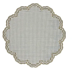 Bettina Placemat in Wheat Gingham, Set of 4
