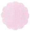 Bettina-Gingham Placemat in Pink, Set of 4