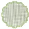 Bettina-Gingham Placemat in Green, Set of 4