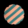 Beverly Small Dessert Plate in Pink & Green