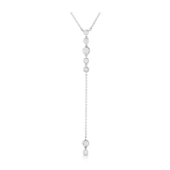 Bezel Starstruck Lariat Necklace