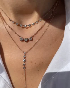 Bezel Starstruck Lariat Necklace