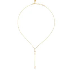 Bezel Starstruck Lariat Necklace