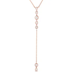 Bezel Starstruck Lariat Necklace
