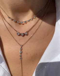 Bezel Starstruck Lariat Necklace