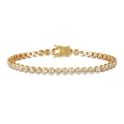 Bezel Tennis Bracelet