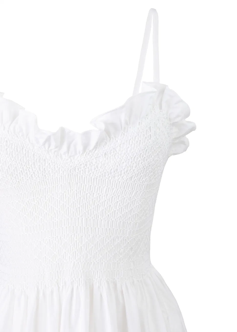 Bianca Embroidered Smocked Dress