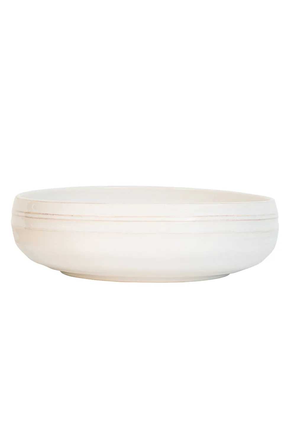 Bilbao Whitewash 12" Serving Bowl