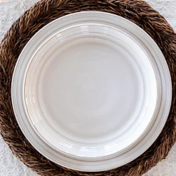 Bilbao Whitewash Dessert/Salad Plate