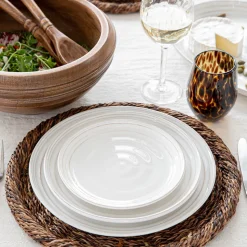 Bilbao Whitewash Dessert/Salad Plate