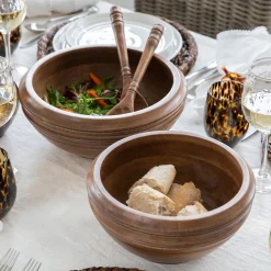 Bilbao Wood 10" Serving Bowl