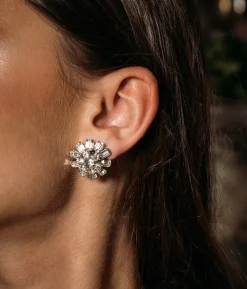 Billie Earrings in Crystal