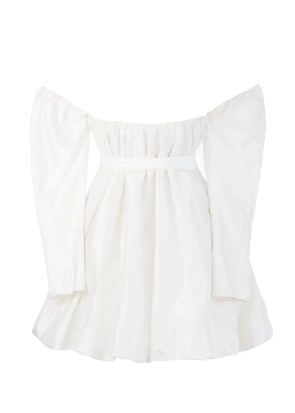 Billie Mini Dress in Alabaster