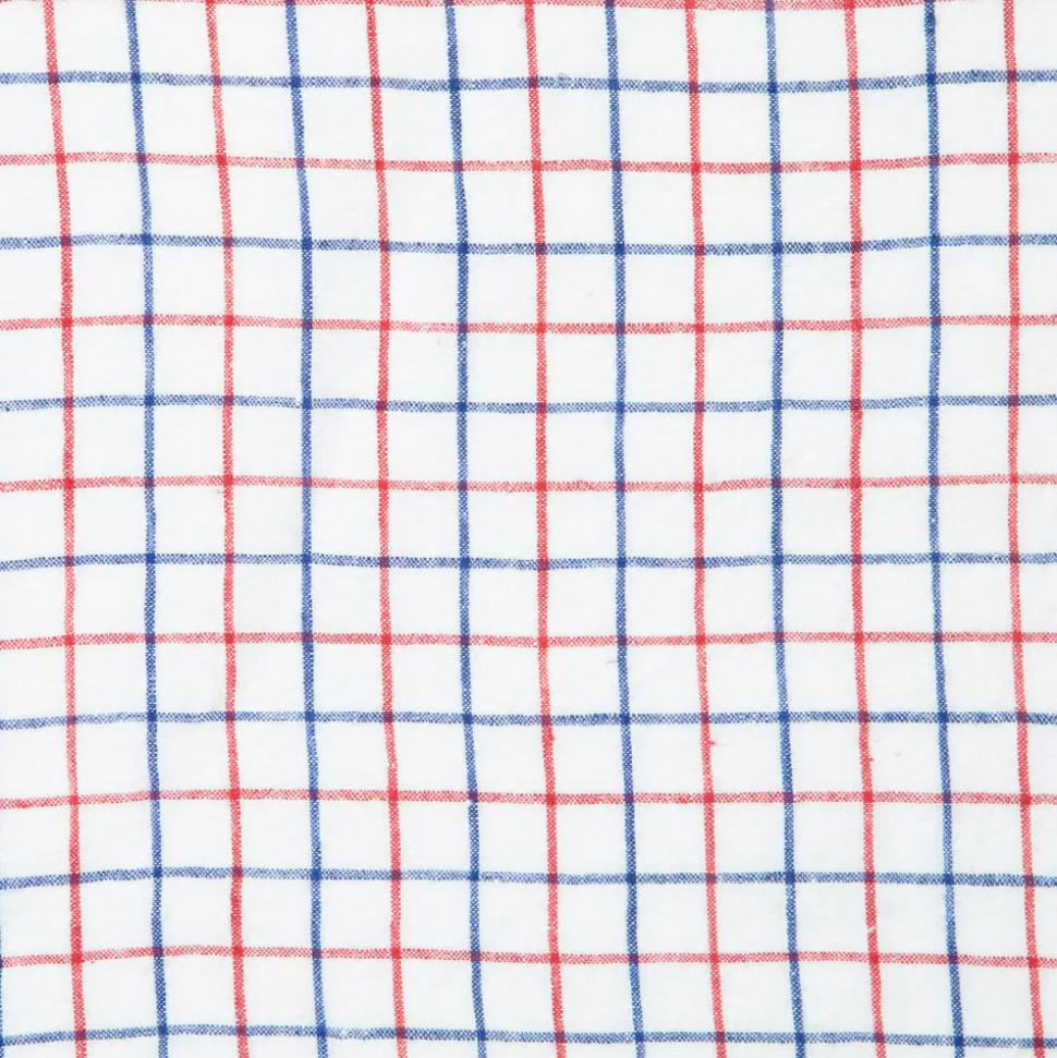 Bistro Napkin in Blue & Red, Set of 4