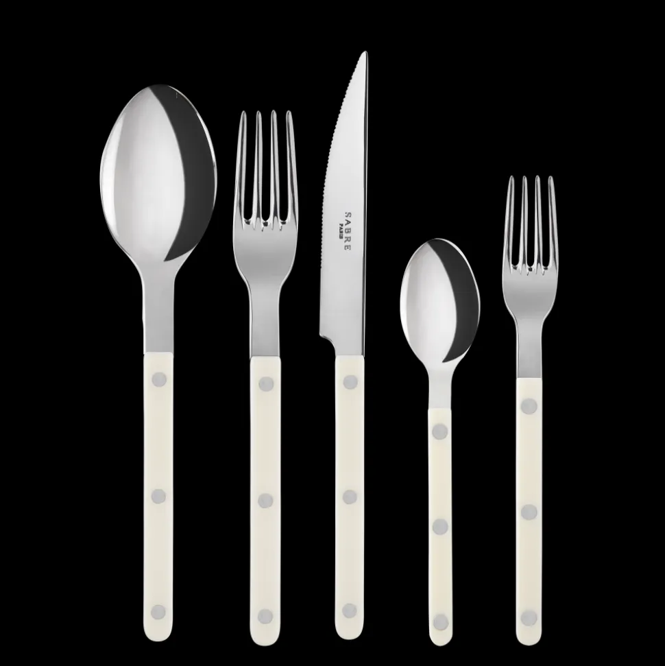Bistrot Place Setting in Ivory, Set of 5