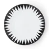 Black Punk Charger Plate