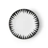 Black Punk Dessert Plate