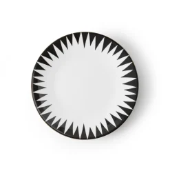Black Punk Dessert Plate