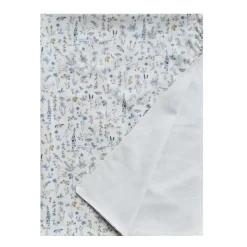 Blanket Made With Liberty Fabric in Theo Blue