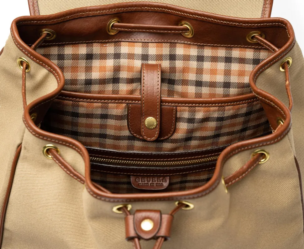 Blazer No. 278 in Khaki Twill and Vintage Chestnut