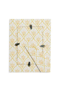 Blockprint Tulip Picture Frame 4x6 in Desert Sand