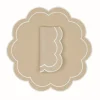Bloom Linen Napkin and Placemat in Sand, Set of 2