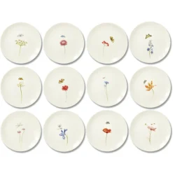 Bloom Plates, Set of 12