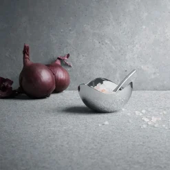 Bloom Salt Cellar And Spoon