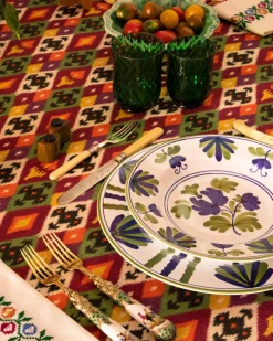 Blossom Soup Plate in Blue