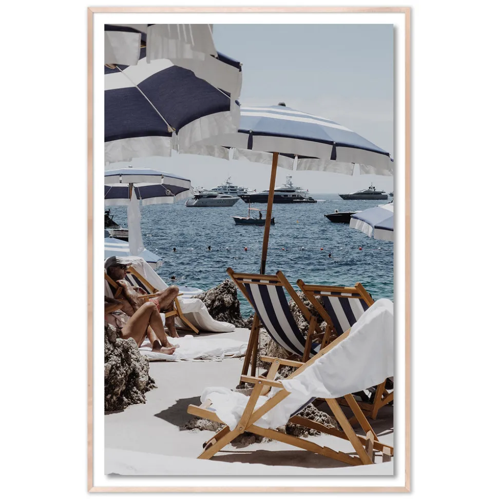 Blue & White Print