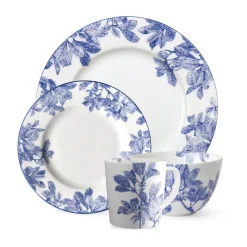 Blue Arbor 4-Piece Place Setting