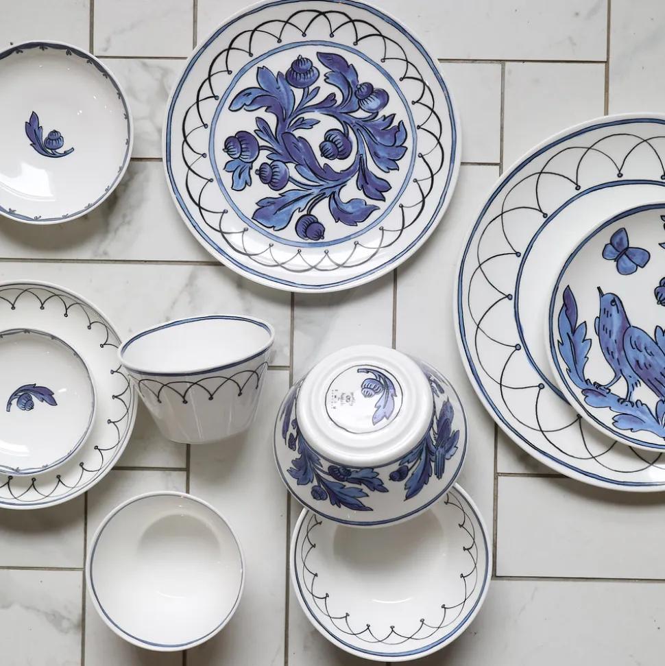 Blue Bird Fruit / Nut Bowl