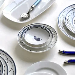 Blue Bird Set of 3, Canapé Dishes