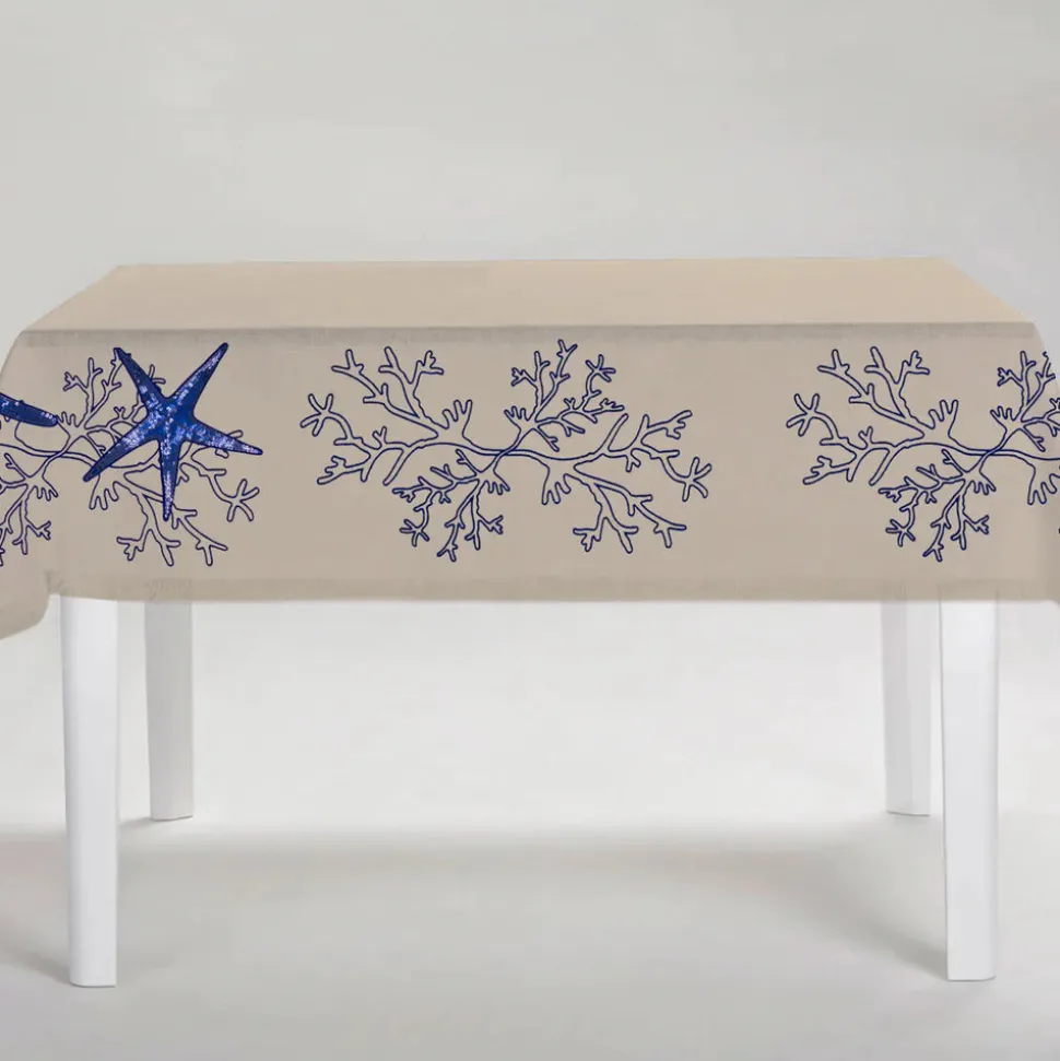 Blue Corallo Tablecloth