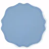 Blue Dotted Blue Linen Placemat, Set of 4