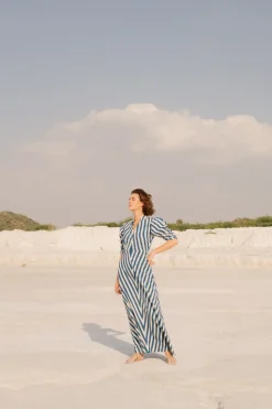 Blue Illusion Dress