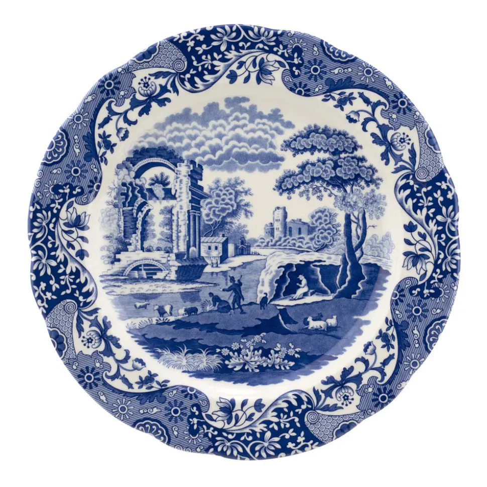 Blue Italian Charger Plate