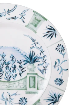 Blue Italian Views Plates Collection, Set of 6