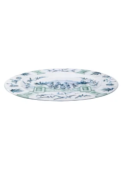 Blue Italian Views Plates Collection, Set of 6